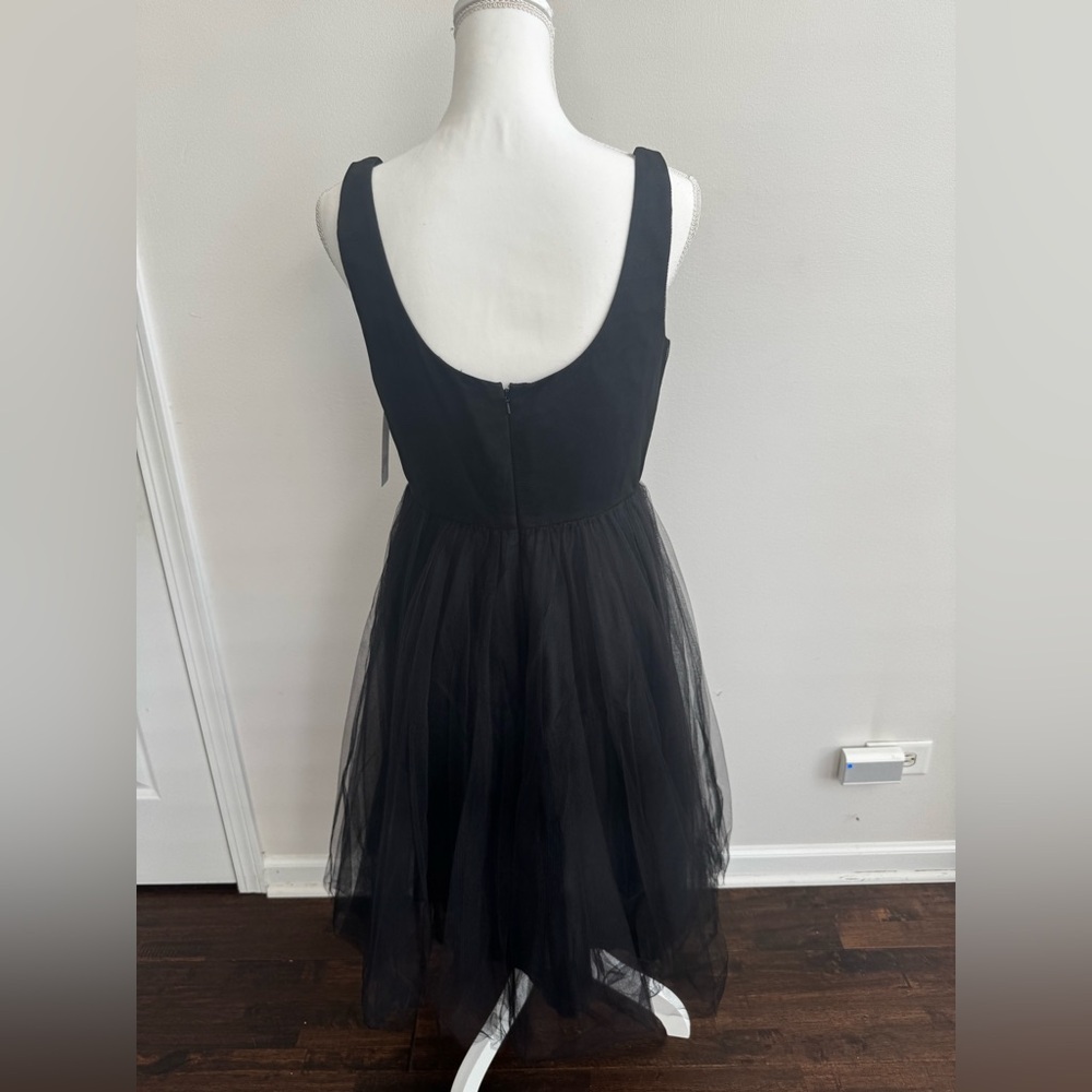 Donna Morgan Black Textured Dress - Picture 3 of 7